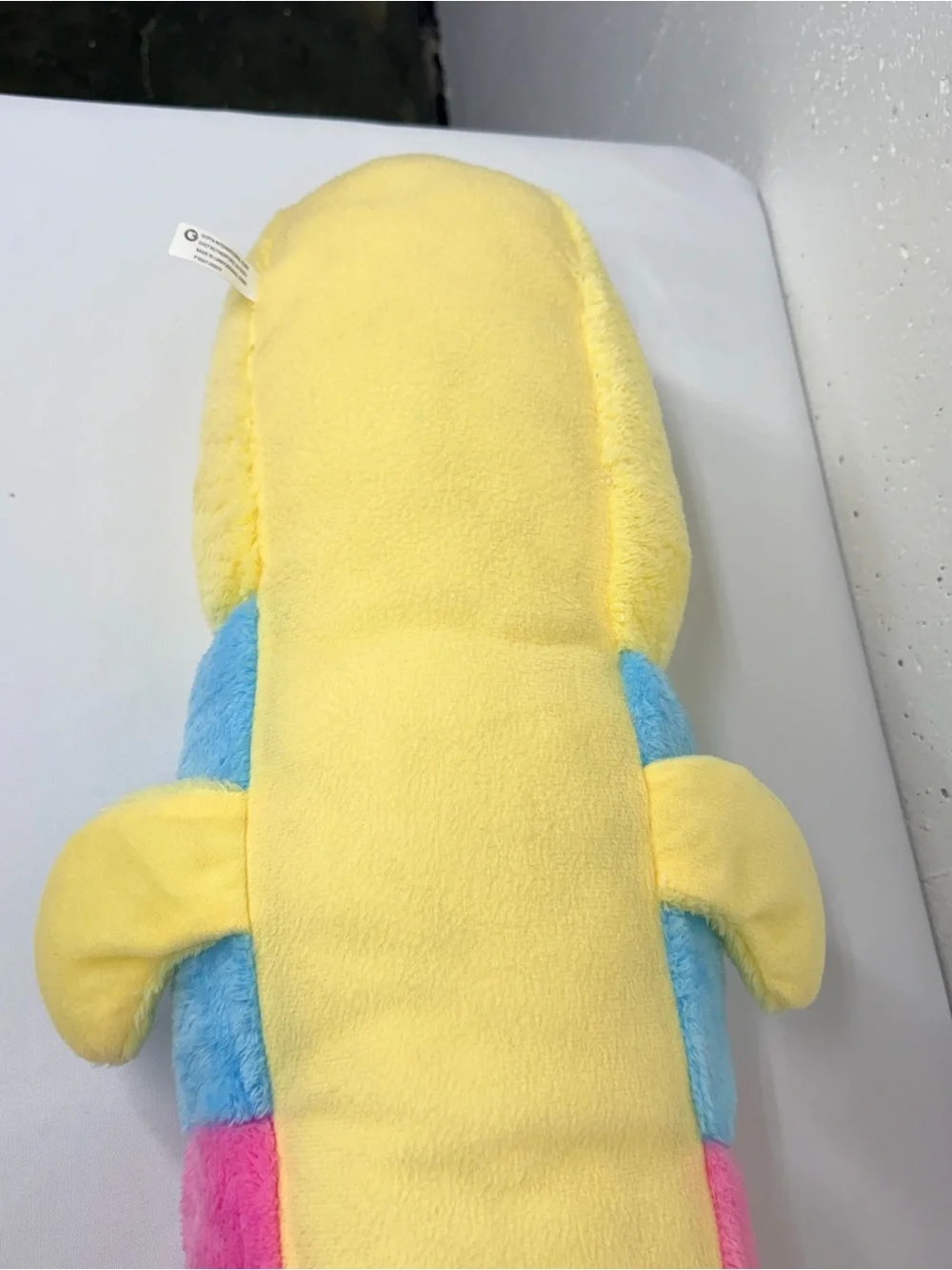 Goffa International 54” Caterpillar Plush Pastel Rainbow Colors